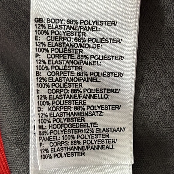 The North Face flight series red/gray vapor wick pullover EUC size L - Picture 6 of 8